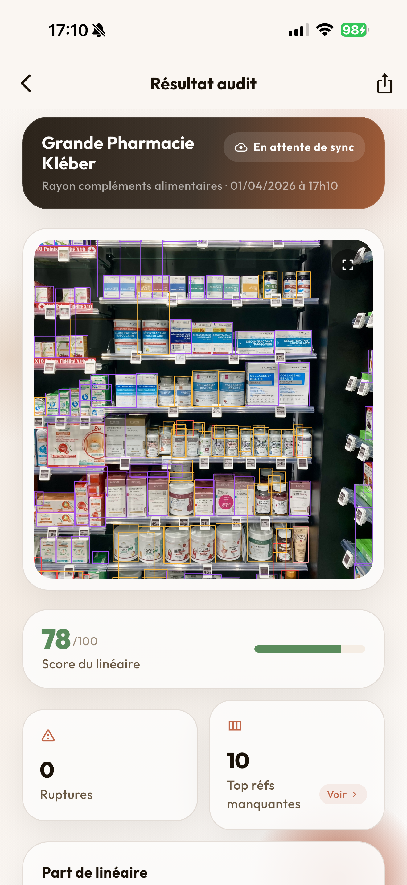 Shelfie — Audit rayon